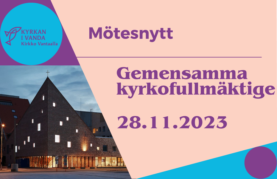 Mötesnytt Gemensamma kyrkfullmäktige