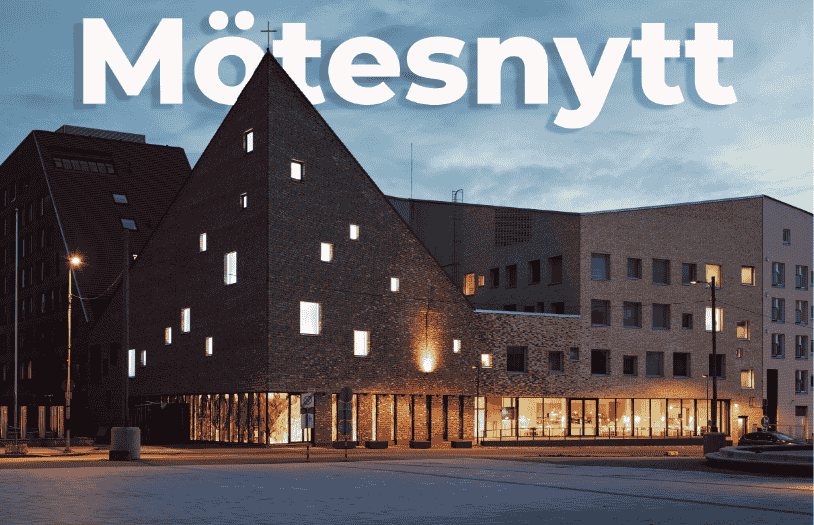 Dickurby kyrka. Text i bilden: Mötesnytt.