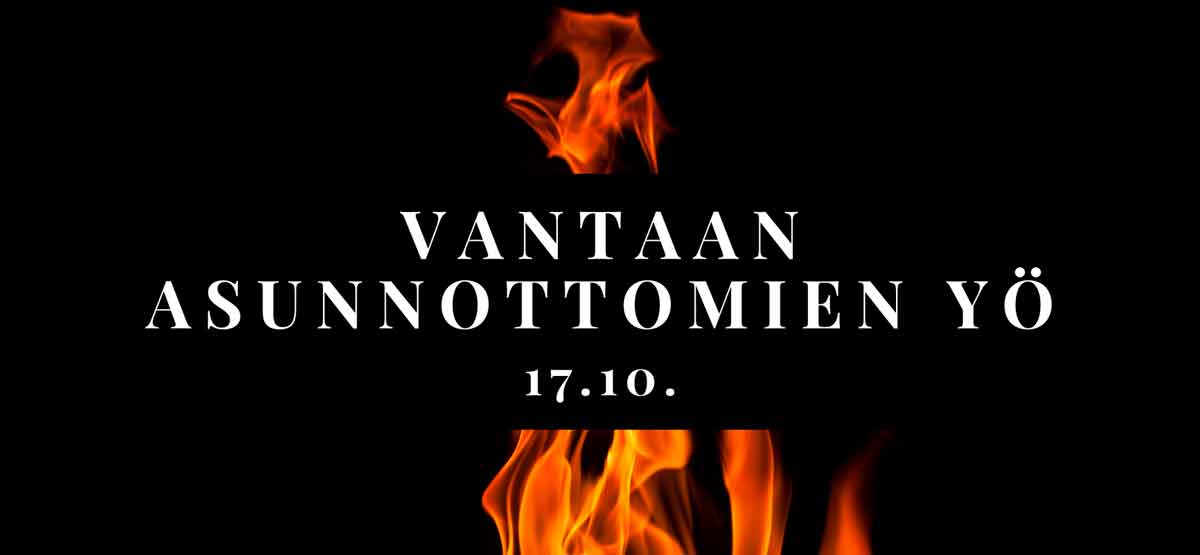 Bild: Vantaan asunnottomien yö 17.10.2024.